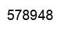 Number 578948 black image