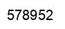Number 578952 black image
