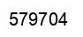 Number 579704 black image