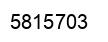 Number 5815703 black image