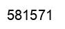 Number 581571 black image