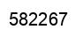 Number 582267 black image