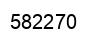 Number 582270 black image