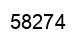 Number 58274 black image
