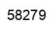 Number 58279 black image