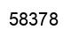 Número 58378 imagen negro