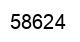 Número 58624 imagen negro
