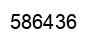 Number 586436 black image