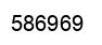 Number 586969 black image