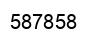 Number 587858 black image