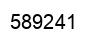 Number 589241 black image