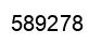 Number 589278 black image