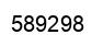 Number 589298 black image