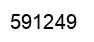 Number 591249 black image