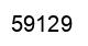 Number 59129 black image