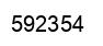 Number 592354 black image