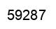 Number 59287 black image