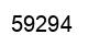 Number 59294 black image