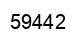 Número 59442 imagen negro