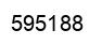 Number 595188 black image