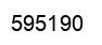 Number 595190 black image