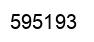 Number 595193 black image