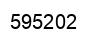 Number 595202 black image