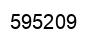 Number 595209 black image
