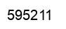 Number 595211 black image