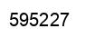 Number 595227 black image