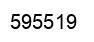 Number 595519 black image
