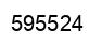 Number 595524 black image