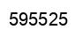 Number 595525 black image