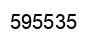 Number 595535 black image