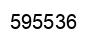 Number 595536 black image