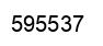 Number 595537 black image