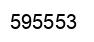 Number 595553 black image