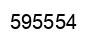 Number 595554 black image