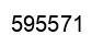 Number 595571 black image