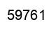 Número 59761 imagen negro
