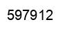 Number 597912 black image