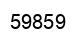 Number 59859 black image