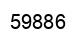 Número 59886 imagen negro