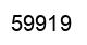Number 59919 black image