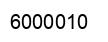 Number 6000010 black image