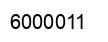 Number 6000011 black image