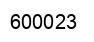 Number 600023 black image