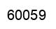 Número 60059 imagen negro