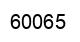 Número 60065 imagen negro