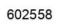 Number 602558 black image